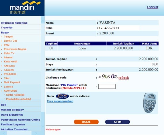 Cara Daftar Internet Banking Mandiri - Cara Bangking